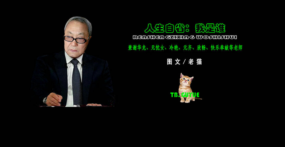 【老猫随笔】人生自省：我是谁
