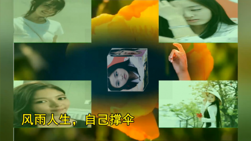风雨人生，自己撑伞