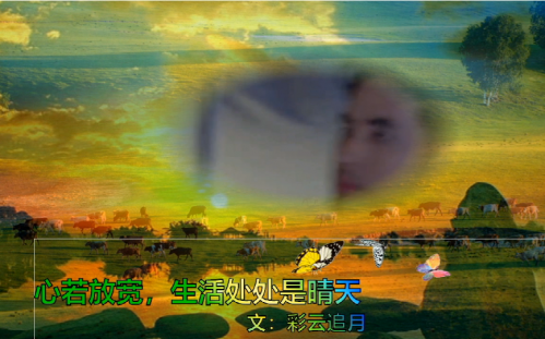 心若放宽，生活处处是晴天