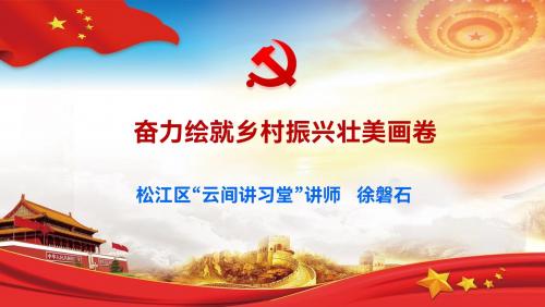 奋力绘就乡村振兴壮美画卷