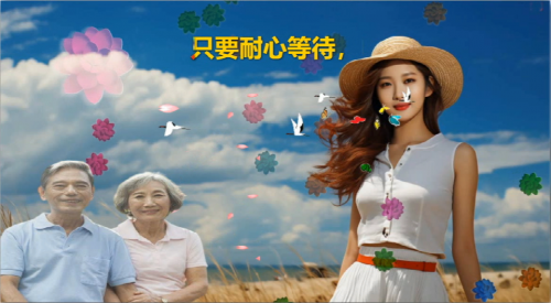 只要耐心等待，总会春暖花开