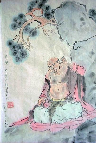 临摹顾炳鑫人物画《得趣》