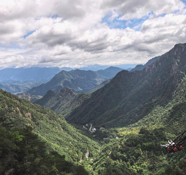 夏日大暑天重游大明山