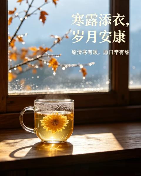 农历二十四节气寒露节到了